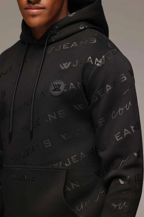 Wjeans tracksuit for man חליפה דבליו ג'ינס חליפה סט שלם בצבע שחור לגבר
